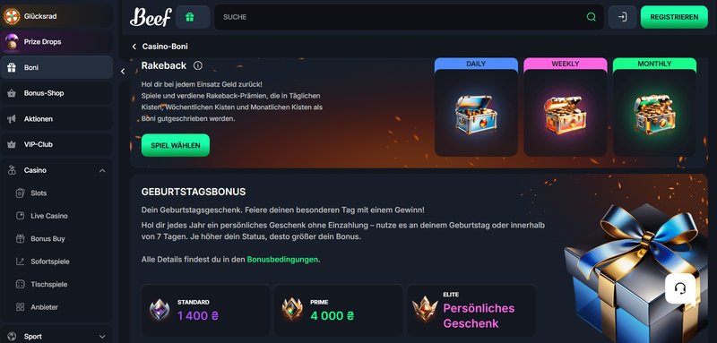 Beef casino bonus code, beef casino bewertung