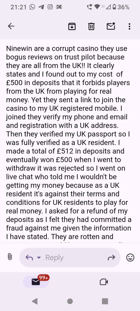 Ninewin casino - What NineWin Casino UK actually delivers